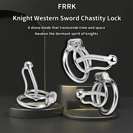 Men's Chastity Cage with Removable Urethra Dilator, Chastity Cage Chastity Belt Invisible Safety Ring Sex Toy for Men