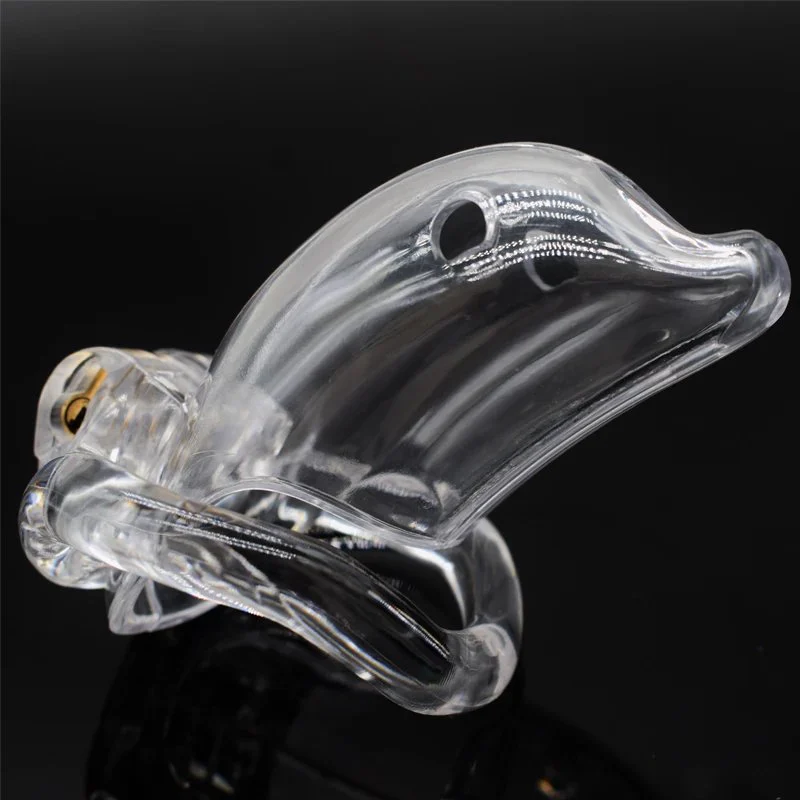 Health Resin Material Lifelike Dolphin Model Cock Cage Plastic Male Chastity Device Bdsm Party Sex Toy for Couple Rule