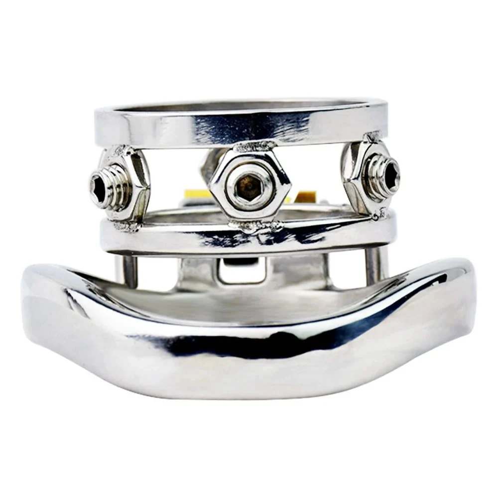 Male Chastity Device Cock Cages Metal Stainless Steel Penis Rings Sissy Erect Denial Bondage Control Fetish Sex Toy