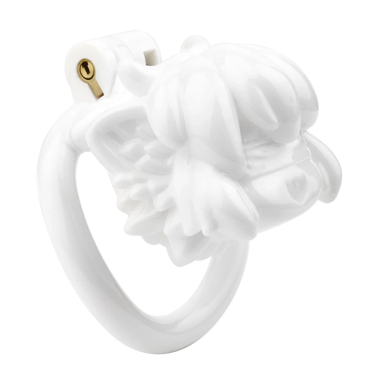 Male Cock Cage ABS Resin Material White Color with Four Sizes Chastity Sex Toys Shop