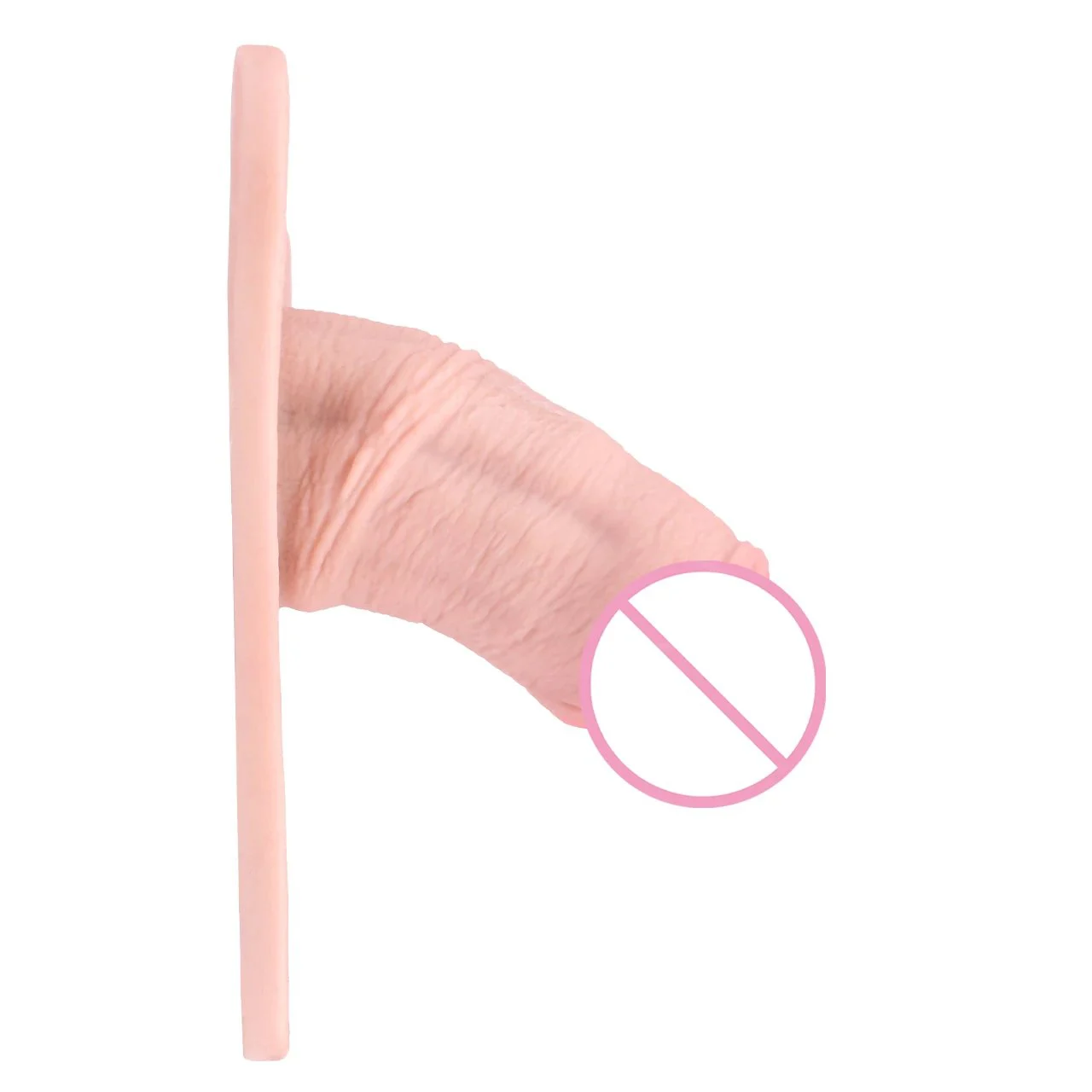 New Male Penis Sleeve Made of Safe Silicone Material, Suitable for Games and Male Chastity Cages