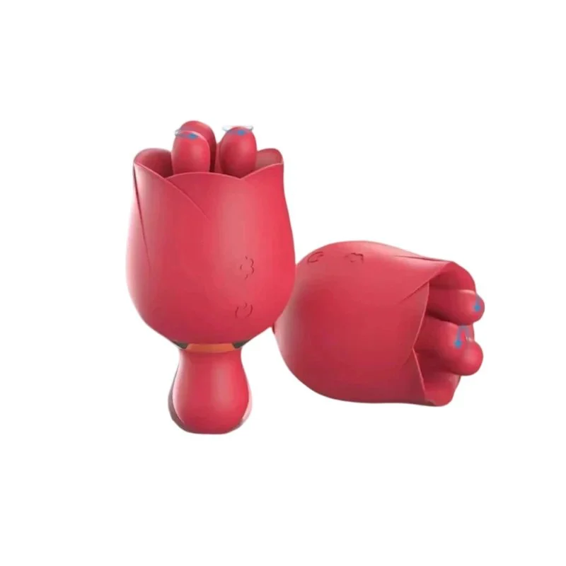 High-quality Wearable Rose Vibrator IPX7 Waterproof USB Rechargeable 10 Frequencies 40dB Noise Latex Clitoris Stimulator Nipple