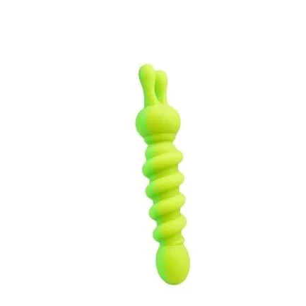 Mini Vibrator Nipple Clamps Dual Head Soft Silicone Bunny Vibrator Sex Toys Vibrating Tail Butt Plug Toys