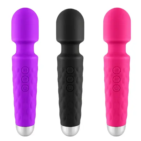 Saxy Toys for Woman Mini Silent Red Woman Vibrator Wand AV Massager for Sex Toys